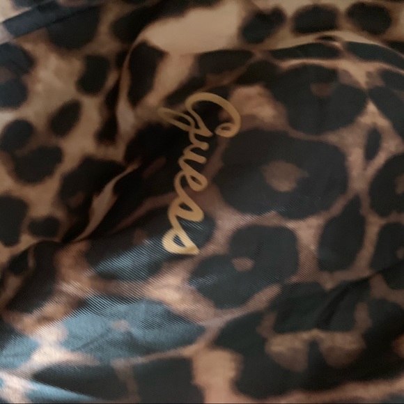 GUESS | Burgundy Faux Leather Quilted Jacket Small - Picture 13 of 13